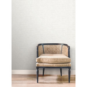 York Wallcoverings Papyrus Weave Abstract Double Roll | Wayfair