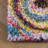 Verduzco Bohemian Circles Pink/Yellow/Multi Shag Rug-1184866412