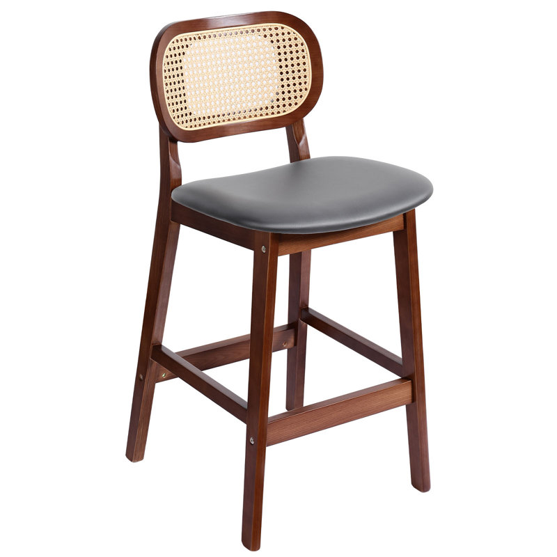 Tabouret de bar 25 po, Gris, Brun, 1