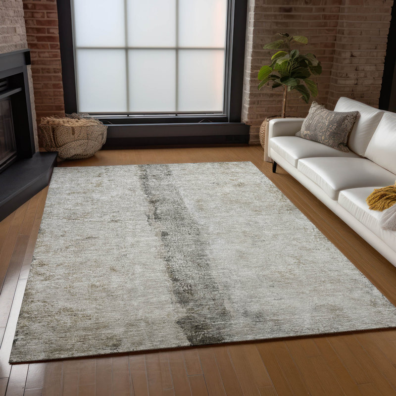 Alfonzo Abstract Indoor / Outdoor Rug, Rectangle 10' x 14'