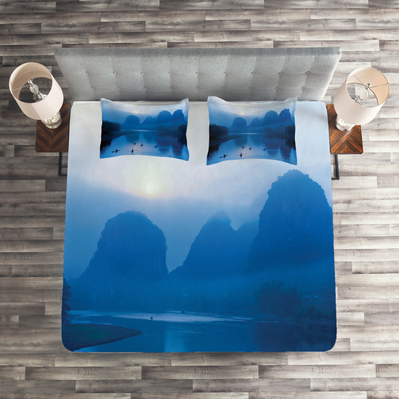 Modern & Contemporary Polyester Coverlet