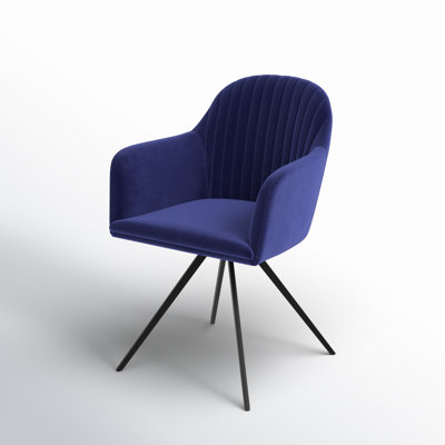Chaise rembourrée en velours Skywalk