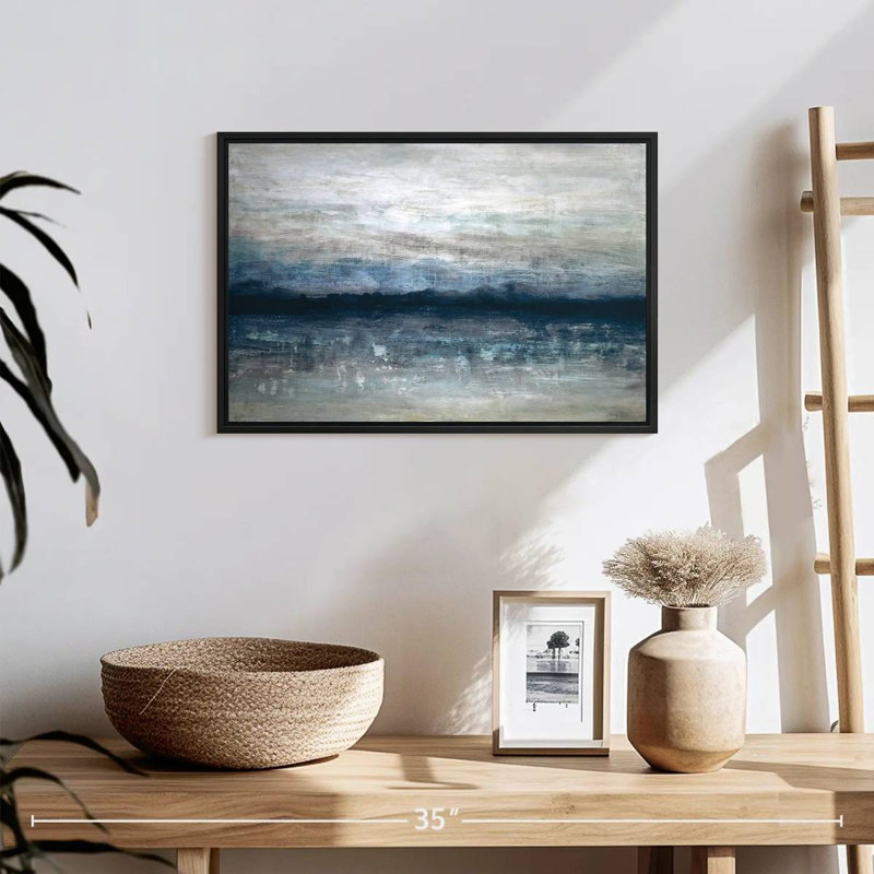 Avery Shimmer Abstract, 13" H x 19" W