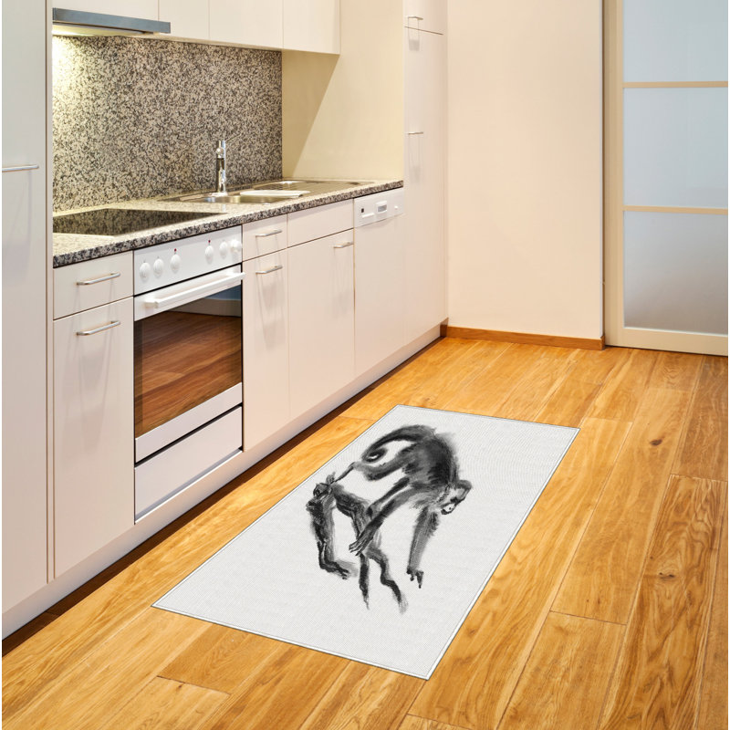 Tapis décoratif à longs poils en fibre de polyester haute densité Animal, Rectangle 2 pi 7 po x 5 pi