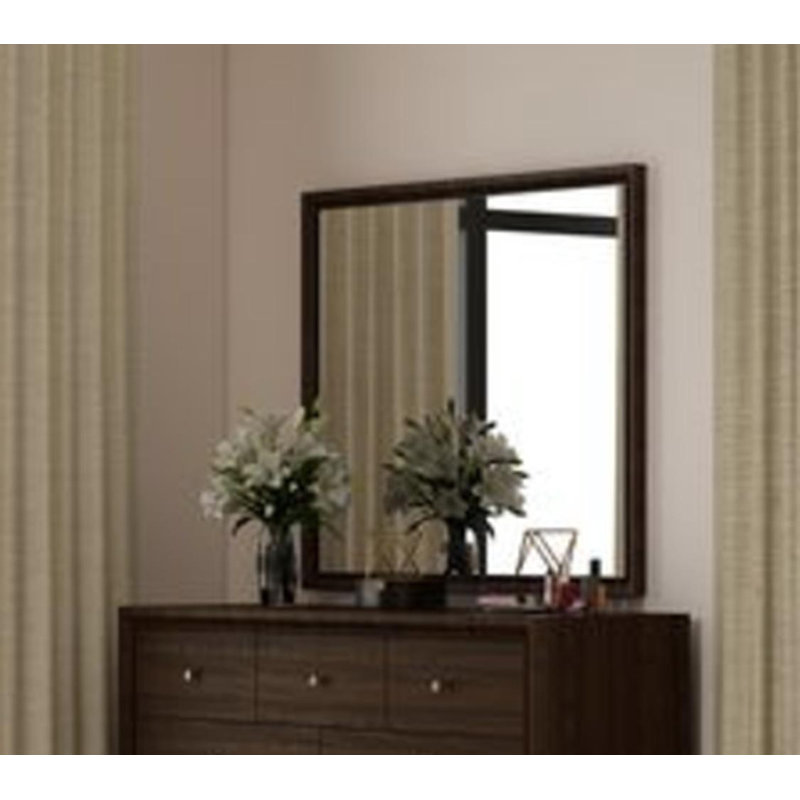 Espresso Finish Mirror