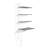 Hitch Metal Base Leaning / Ladder Desk-15882575-15882571