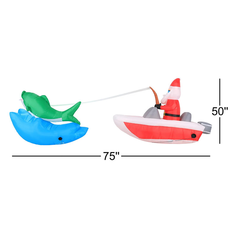 Bateau de pêche gonflable