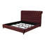 Lit double tapissier 57 po rouge vin-1367864734