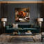 Art mural sur toile brune-670169831