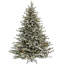 Lighted Artificial Fir Christmas Tree-50338610