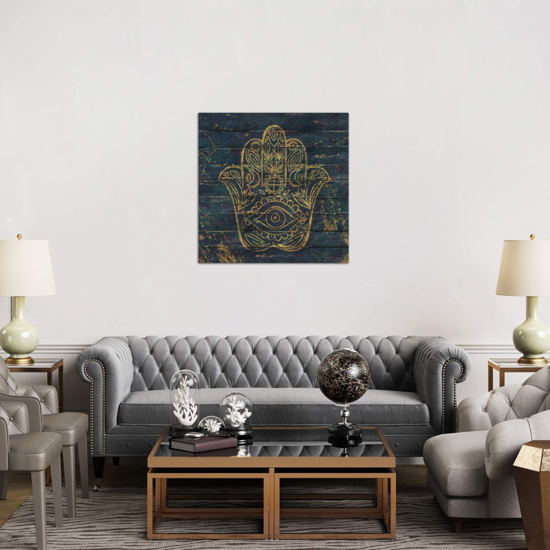 Hamsa by Diego Tirigall - Print on Canvas, Wrapped Canvas, 45.72 cm H x 45.72 cm W x 1.91 cm D