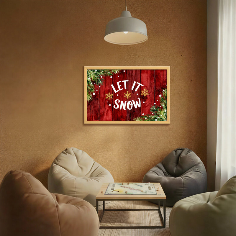 Christmas Let It Snow Winter Holiday