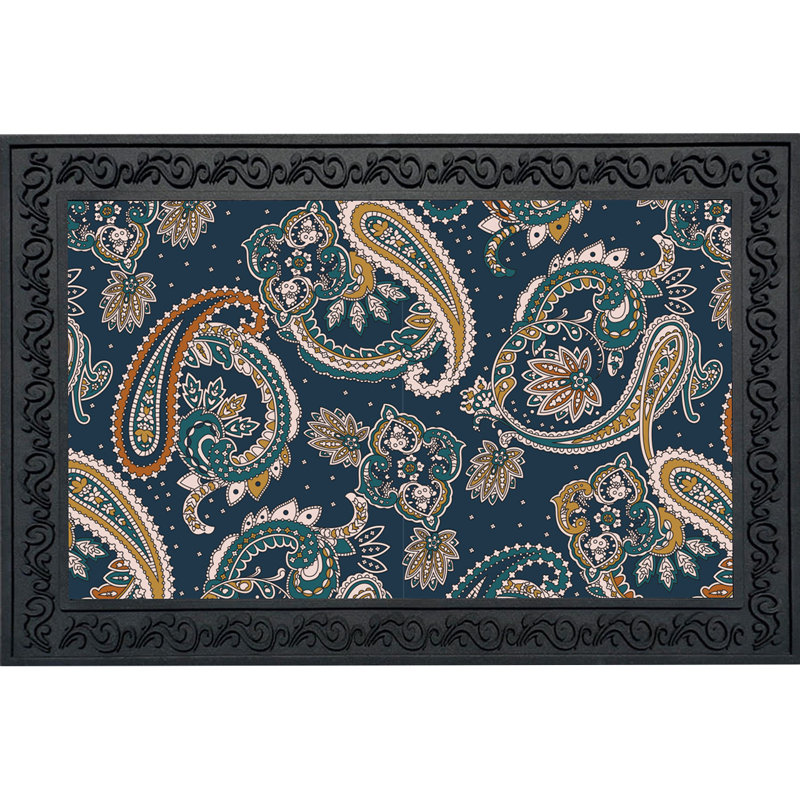 Paisley Doormat
