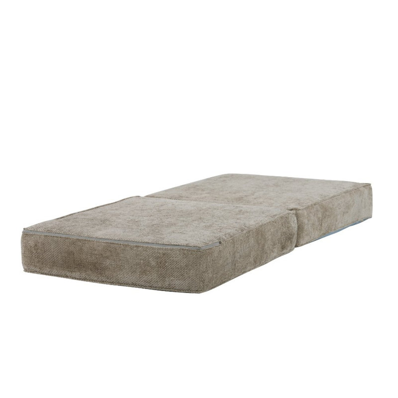 80cm Wide Velvet Rectangle Standard Ottoman, Champagne
