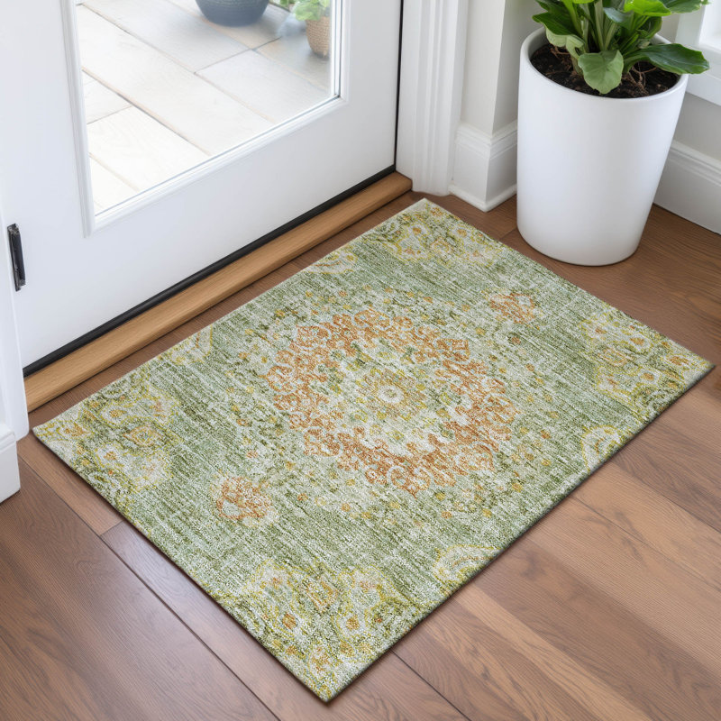 Tapis universel de qualité supérieure lavable à la machine Kelton AMF1236, Rectangle 1 pi 8 po x 2 pi 6 po