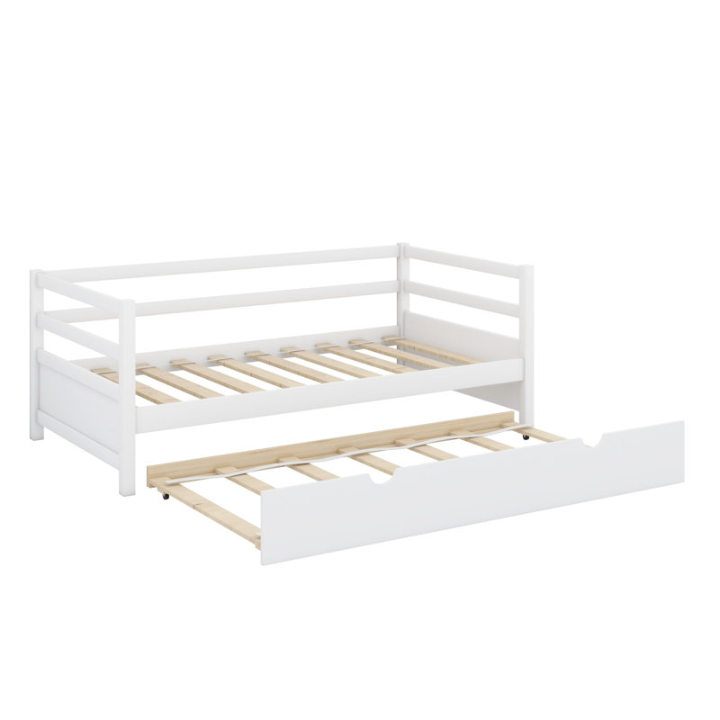 Daybed With Trundle, White