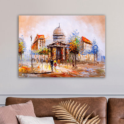 Peinture sur toile tendue