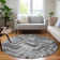 Washable Abstract Indoor / Outdoor Rug