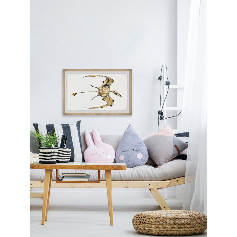 «Pterodactyl Fossil», reproduction encadrée, H 24 po x l 36 po x P 1,5 po