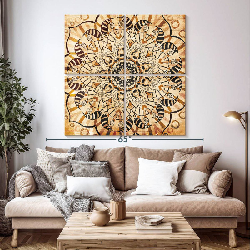 Kerner Blooming Fire, 50" H x 50" W