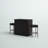 Hanya Metal Wicker Bar Set with Stools