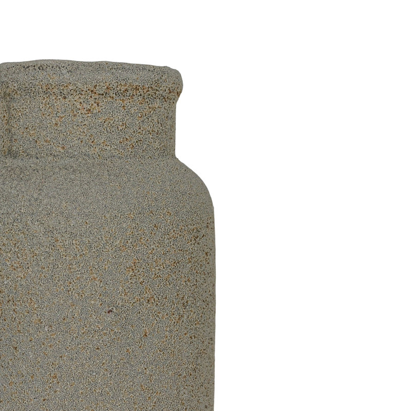Distressed Gray Ceramic Tabletop Bud Vase