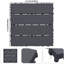 30.5cm L x 30.5cm W Plastic Interlocking Deck Deck Tile Kit-126303132