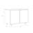 Omari Sideboard - Suede Light Tan Leather