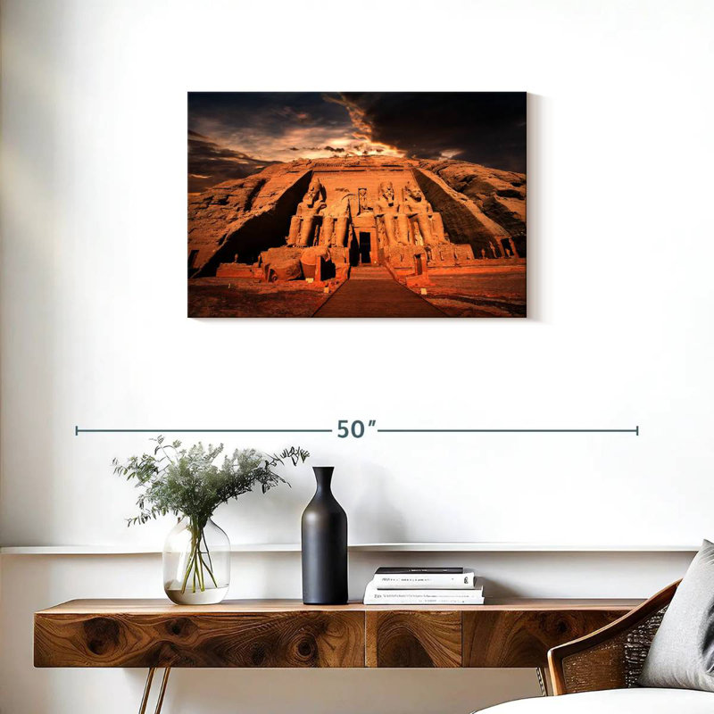Adella Abu Simbel Temples, 20'' H x 30'' W