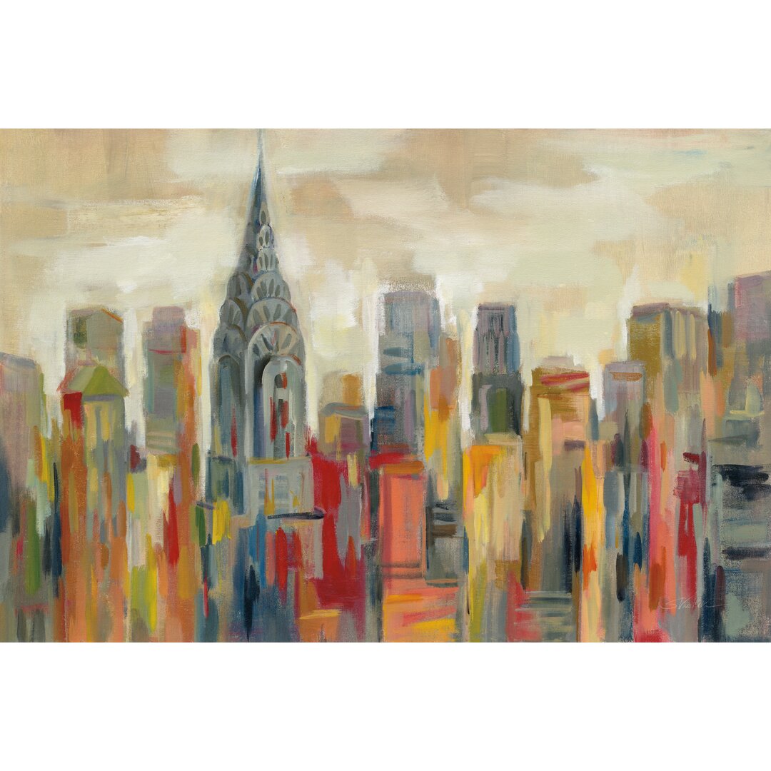 Leinwandbild Manhattan - The Chrysler Building von Silvia Vassileva