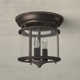 Tide 2 Light Glass Flush Mount