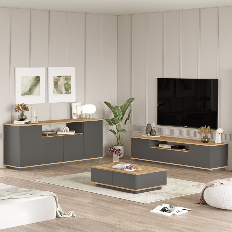 Ensemble de meubles de salon, Gris