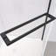 Porte de douche pivotante pour salle de bain en verre trempé de 1/4 po de 6 mm, taille 36 * 36 * 72 pouces, aspect noir mat, empêche l'infiltration d'eau et améliore l'espace, composants d'installation inclus, oxydation - utilisation des matériaux
