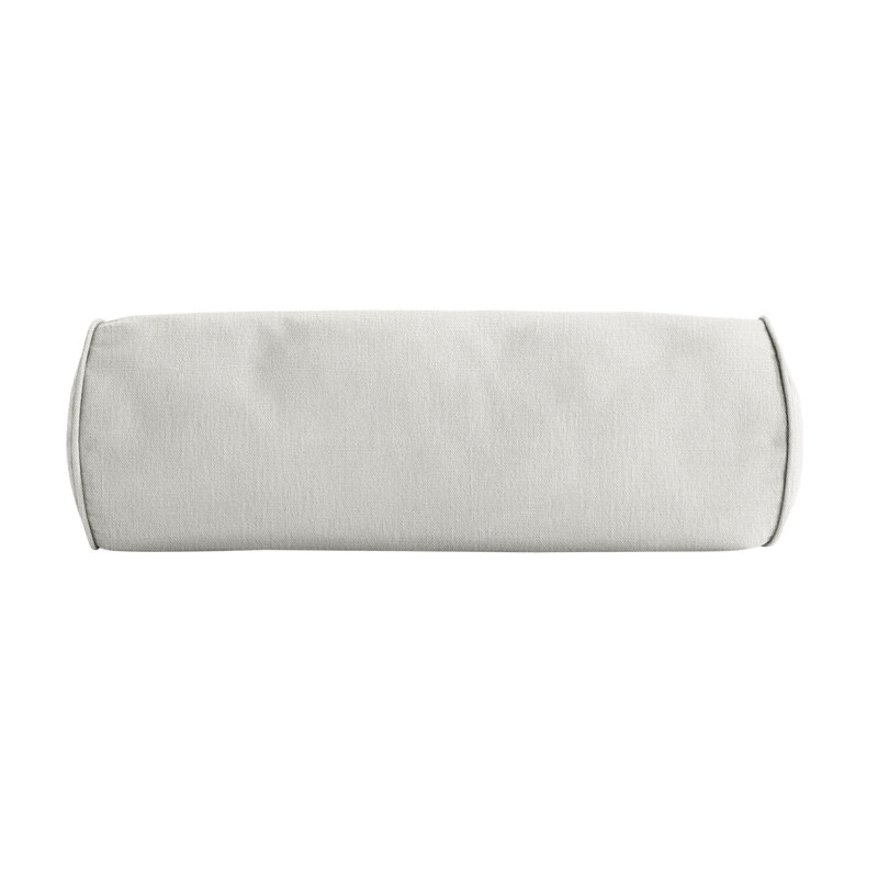 Outdoor Reversible Throw Pillow, 8" H x 20" W, Ivory