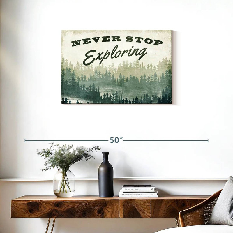 Tergel Never Stop Exploring Greenery, 20" H x 30" W