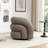 Coyle Artificial Leather Swivel Barrel Chair-1610020306