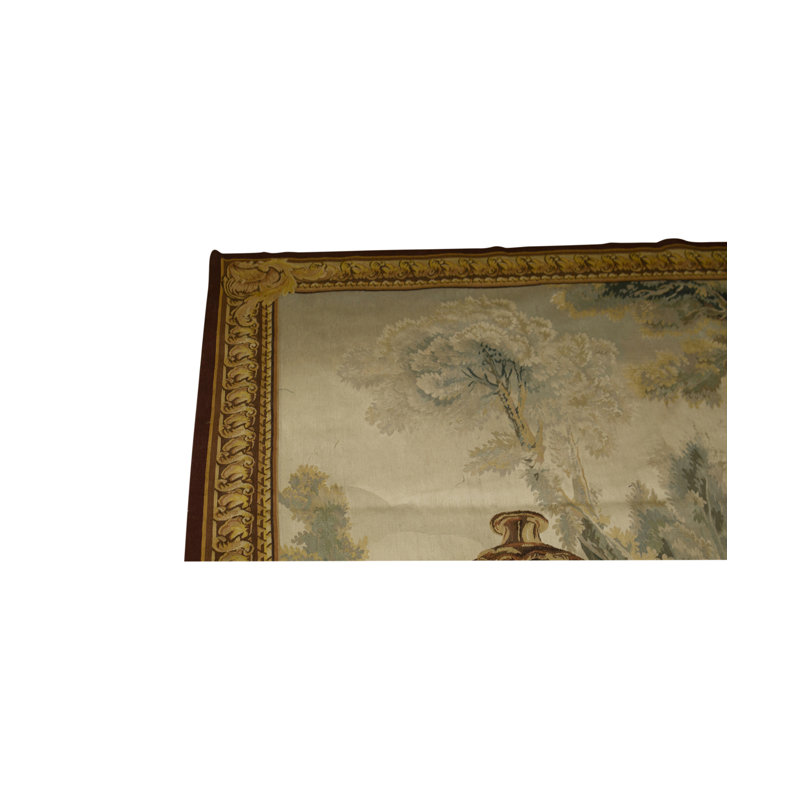 Tapis brun / beige / gris noué à la main de haute qualité