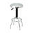 Adjustable Height Stainless Steel Swivel Stool