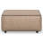 Nahele Upholstered Castered Cocktail Ottoman-384893432