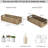 Wicker Storage Basket with Built-in Handles, Rectangular Bathroom Organizer for Toilet Tank, Vanity, Decor, Kitchen