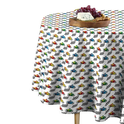 Slesser Geometric Round Tablecloth
