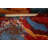 Vegetable Dye Abstract Area Rug 7x9
