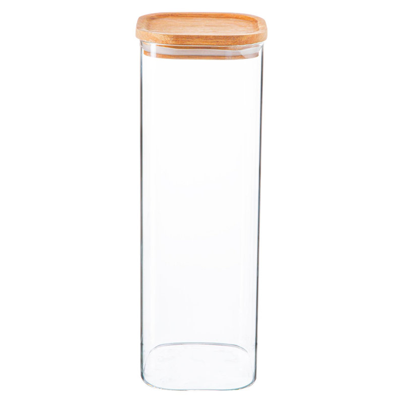 Glass Jar, 29.5cm H x 10cm W x 10cm D
