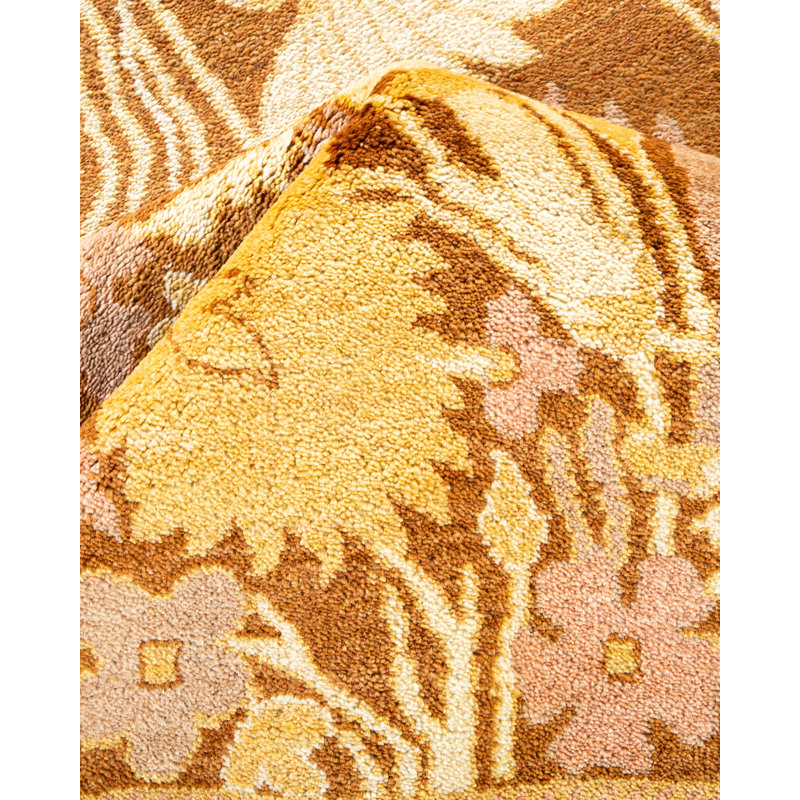 Riyonna One-of-a-Kind 9' 1" X 12' 5" Hand Knotted Area Rug