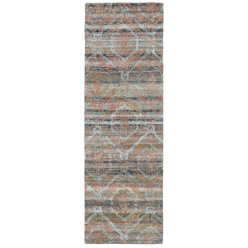 Marquee Hand Tufted Performance Geometric Rug, Runner 2'6" x 8'