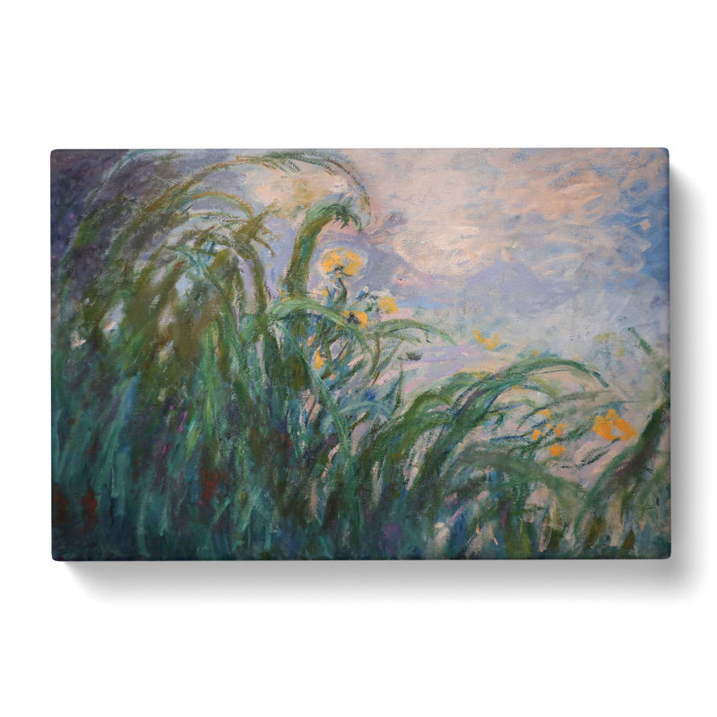 The Yellow Irises by Claude Monet - Wrapped Canvas, 40cm H x 60cm W x 3cm D
