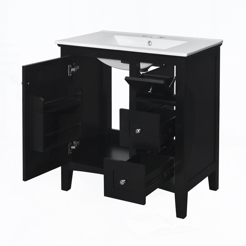 Meuble-lavabo 30 po avec lavabo en céramique