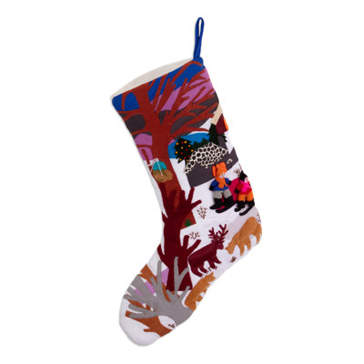 Chaussette de Noël Winter Wonderland
