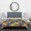 Ensemble de housse de couette fleur avec peu de baies designart-35229088