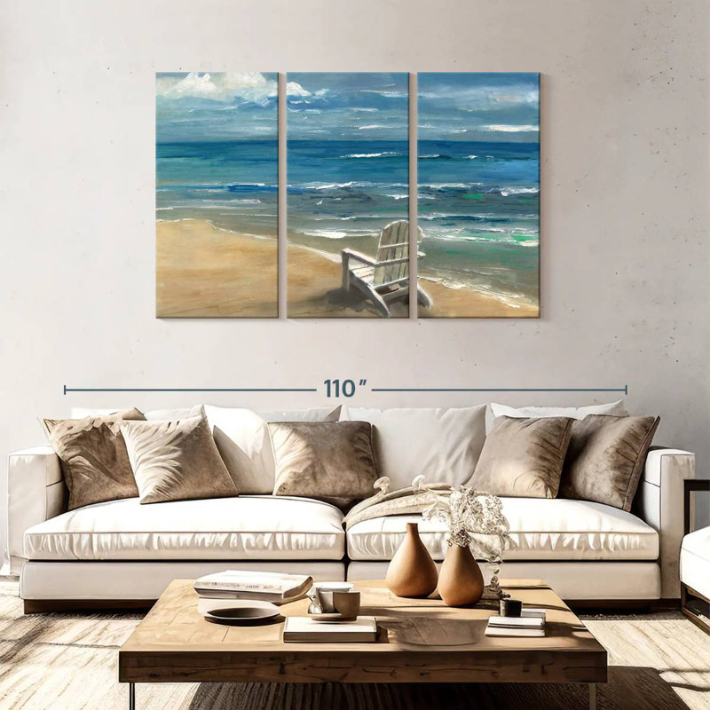 Gillard Solace Beach, 48" H x 74" W